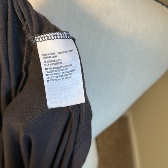 American Eagle Women Gray Soft & Sexy Pretty Cool Short Sleeve T-Shirt Top Sz M - Picture 5 of 5